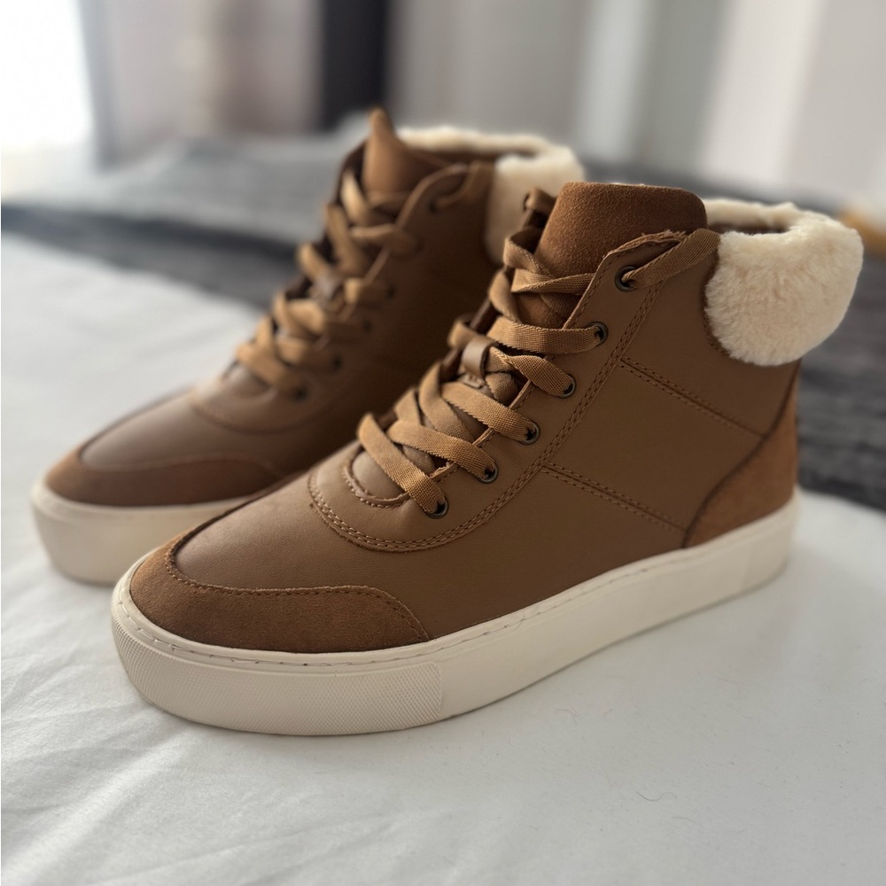 UGG Women's Brown High-Top Sneakers - Picture 2 of 7